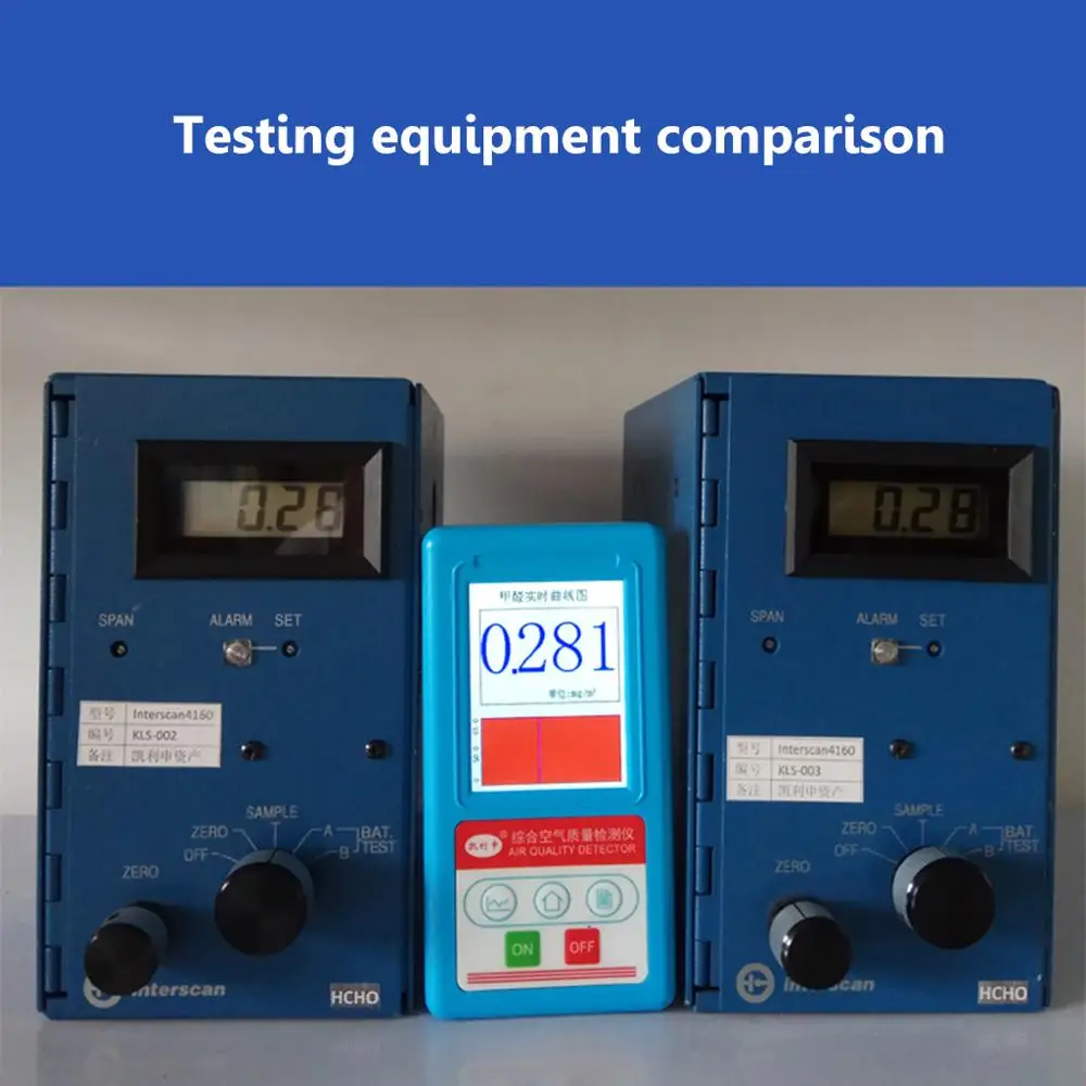 Анализатор газа формальдегида CO2 углекислого газа HCHO TVOC воздуха PM частиц монитор