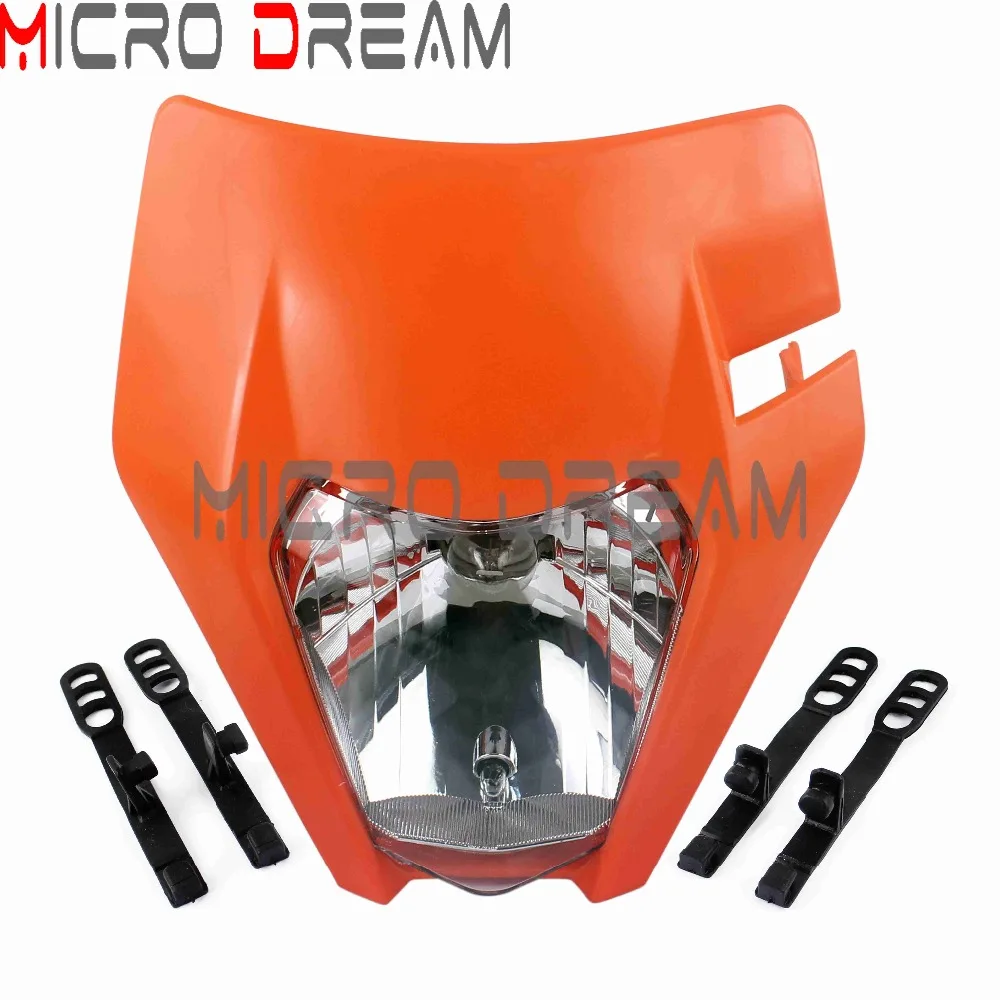 Универсальная накладка на Мотокросс Supermoto Enduro фару для KTM 50 530 EXCF XCW SXF XCF EXC SMR SX XC 2008