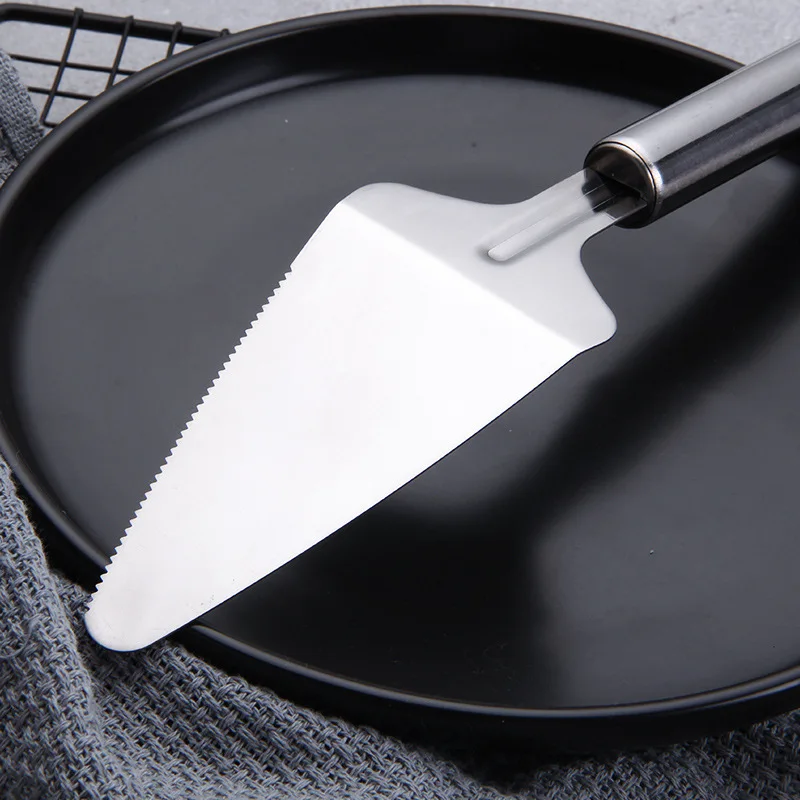 Stainless Steel Pizza Shovel Cake Butter Cheese Cutter Kitchen Dessert Food Server Ice Cream Turner Divider Pastry Tool