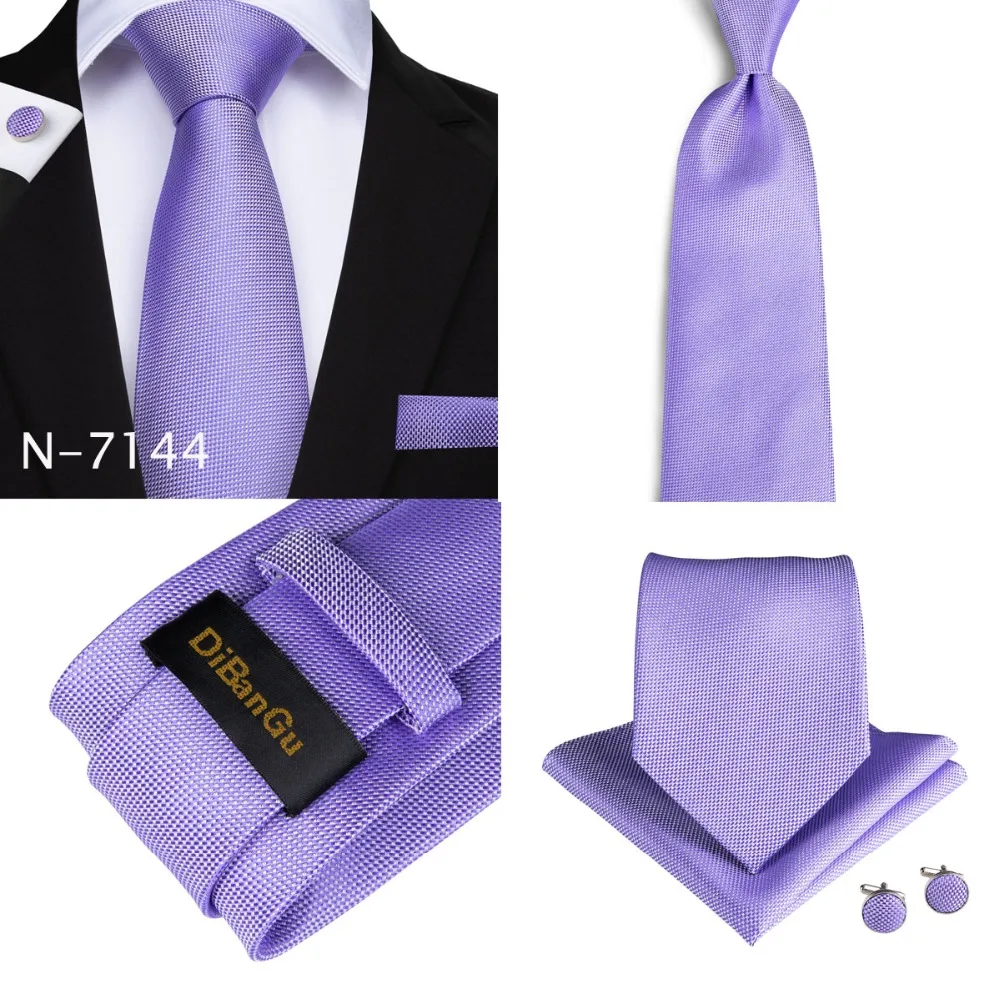 Барри Ван Коричневый Синий Серый Фиолетовый солидный мужской галстук Бизнес Галстуки шелковый галстук для мужчин 8 см Широкий Галстук Формальная вечеринка