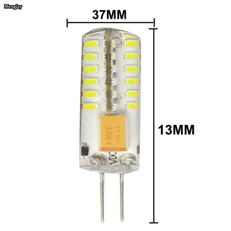 20 шт./партия G4 Светодиодный светильник 6 Вт g4 светодиодный Светодиодный светильник в виде капсулы точечный светильник лампа в хрустальном освещении G4 Светодиодный прожектор лампа AC DC 12 В