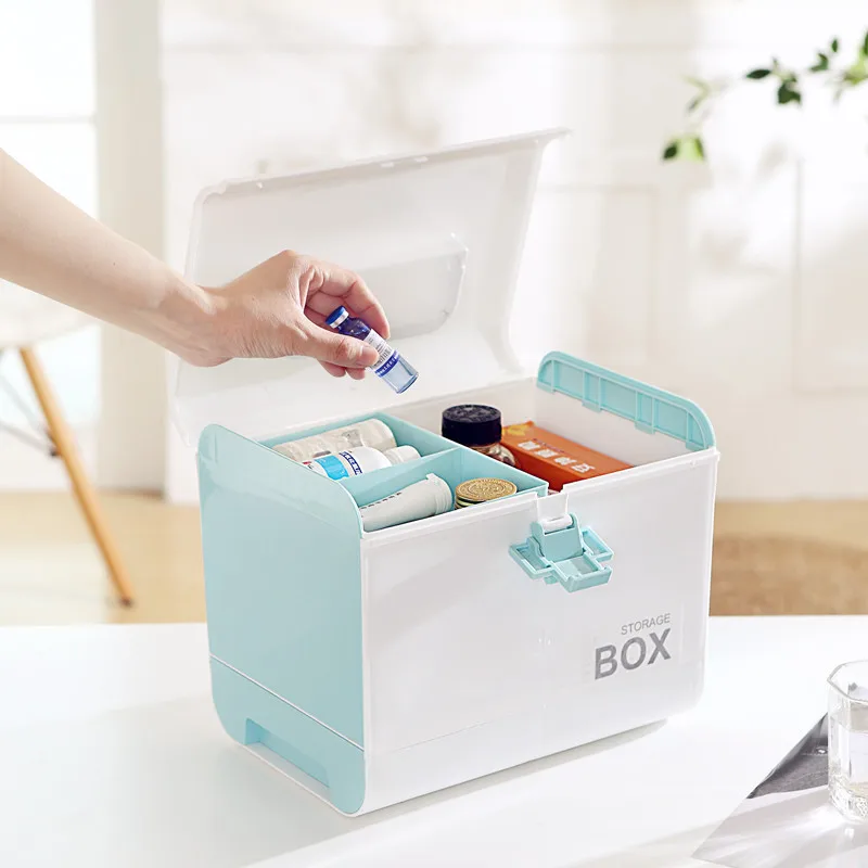 Medicine Hand Storage Boxes Plastic Medicine Box Cosmetics