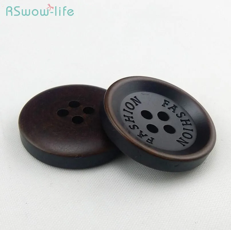 

50pcs/a pack Suit Trench Coat Four Holes Resin Buttons DIY Crafts Clothing Sewing Accessories