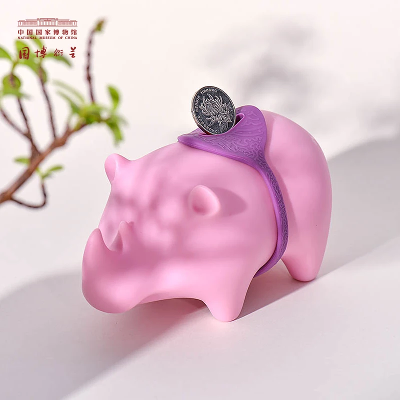 NMC Rhino-shaped cartoon money box- with an original cute design
