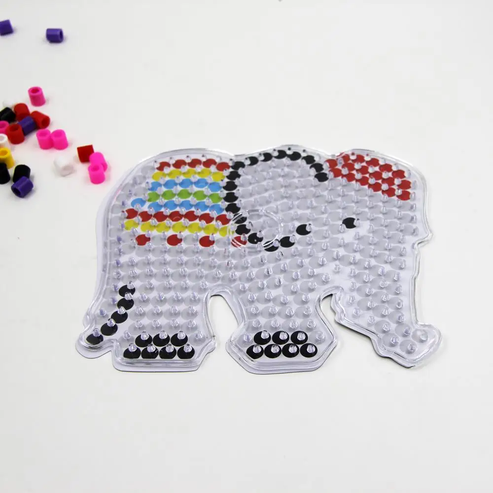 Elephant pegboard for 10mm artkal fuse beads kids educational font b toy b font XP05