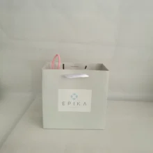 Оптовые продажи 1000шт/лот на заказ модные роскошные переработанные бумажные сумки для покупок с веревочные ручки для бутиков/часов/Упаковка подарков