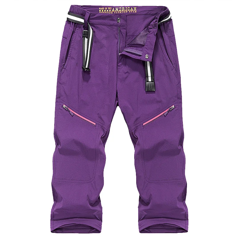 ZYNNEVA 2018 nuevo secado rápido pantalones de escalada al aire libre de las mujeres activo extraíble Pantalones de Trekking alpinismo pantalones GC5204 ZYNNEVA 2018 nuevo secado rápido pantalones de escalada al aire libre de las mujeres activo extraíble Pantalones de Trekking alpinismo pantalones GC5204