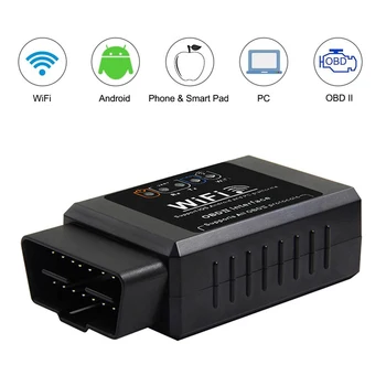 

Scanner ELM327 WIFI Car Fault Detector Supports All OBD2 Protocol works on IOS, Android, Symbian, Windows Mini OBD2 Wifi V1.5