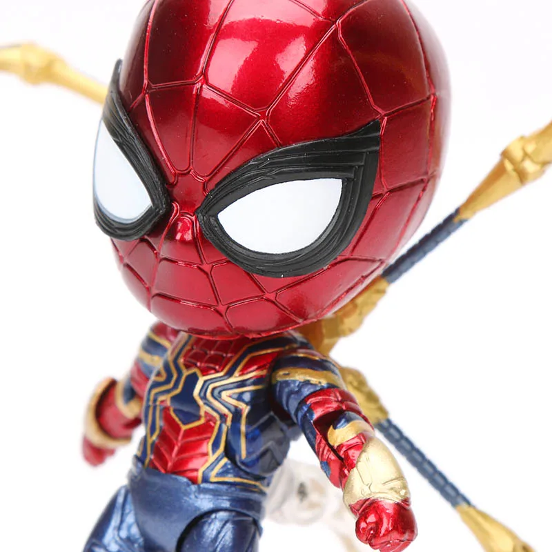 10 см игрушки Marvel Nendoroid 1037 Мстители эндшпиль Железный человек паук ПВХ Фигурка Железный Паук супер герой Коллекционная модель