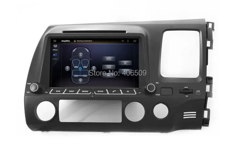 Android 9,0 автомобильный dvd-плеер gps навигация для Honda Civic правая сторона 2006-2011 с радио BT USB wifi аудио 8 ядерный процессор 1024*600