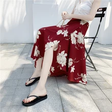 Spring and Summer new style Beach skirt holiday skirt One-piece wrap skirt chiffon floral skirt new fashion Spring and Summer new style Beach skirt holiday skirt One-piece wrap skirt chiffon floral skirt new fashion