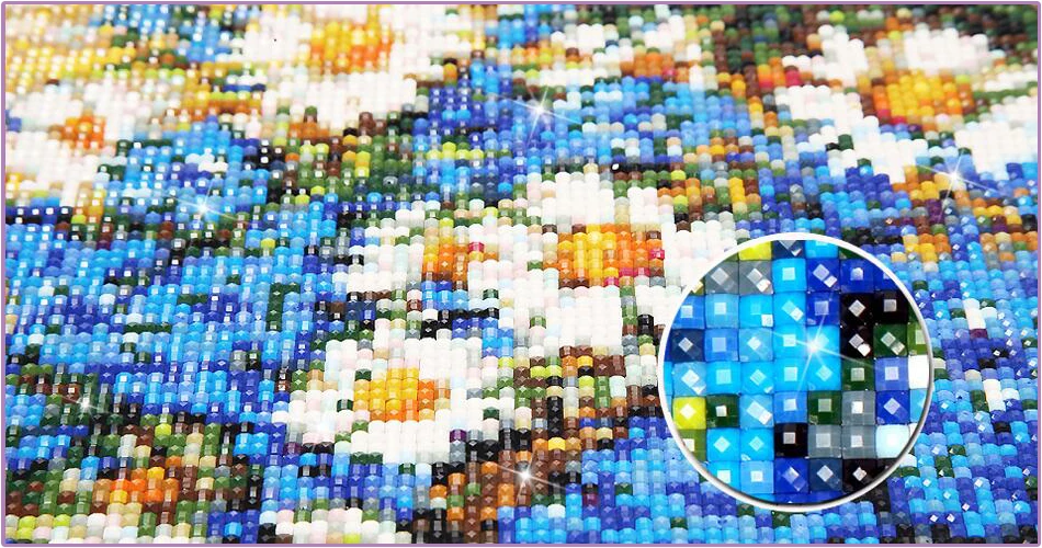 5D Diamond Painting abstract swirl Landscape Square round Rhinestone Pictures Embroidery Sale Diamond Mosaic Home Decor YY5037