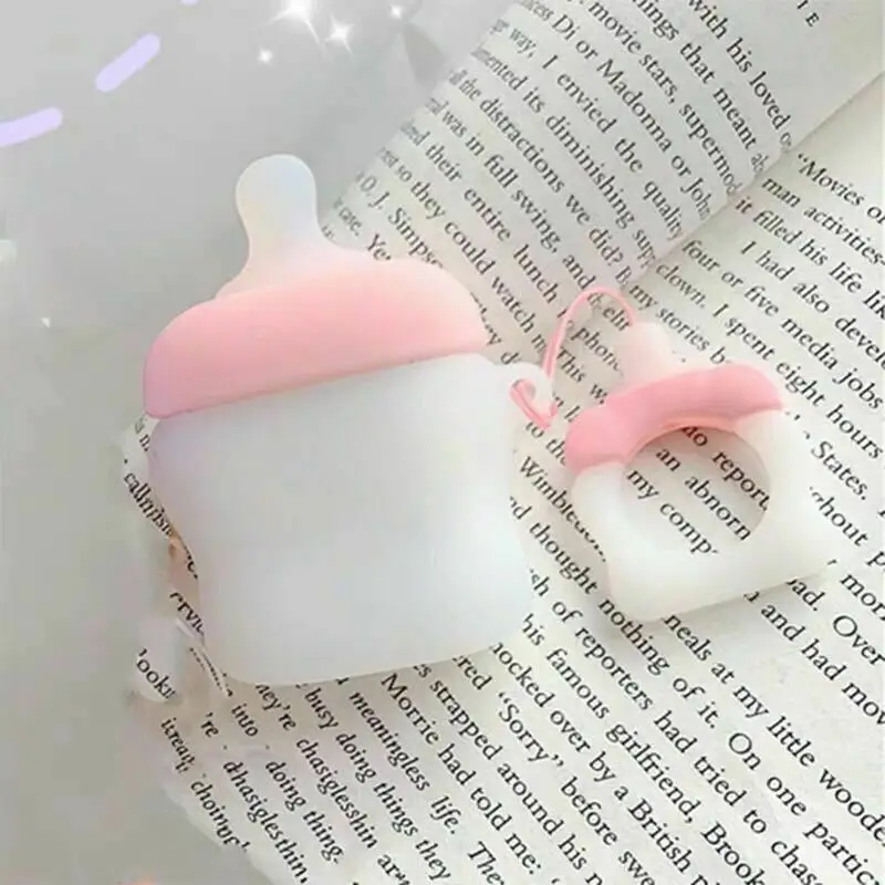 For Apple AirPods Silicone Charging Headphones Cases 3D Cartoon Wireless Bluetooth Earphone Case For Airpods Protective Cover - Цвет: 17