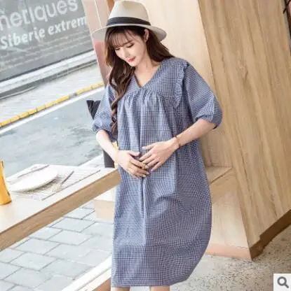 

Summer Pregnant Woman Maternity Dresses Bottoming Tops Spring Long Section Cozy Pregnant Woman Maternity Clothing Clothes