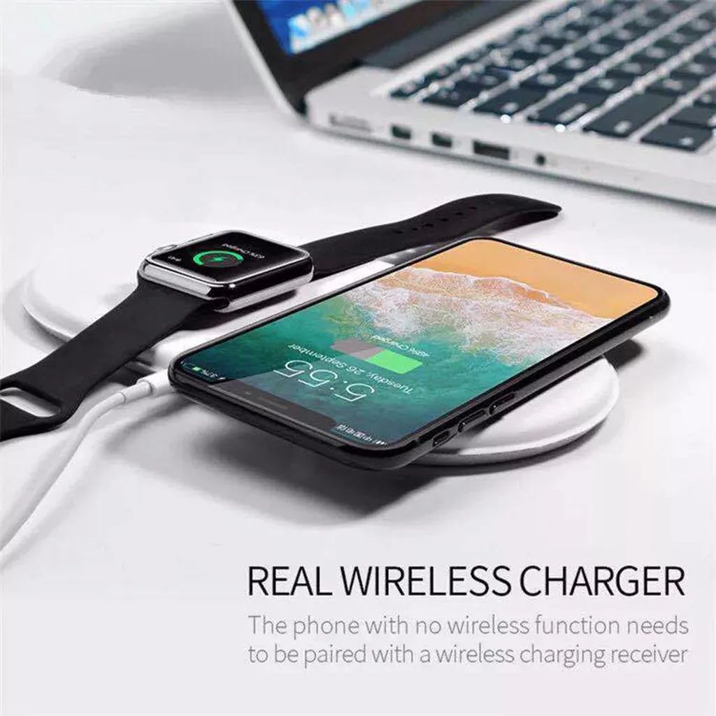Беспроводное зарядное устройство Carprie быстрая зарядка AirPower для iWatch iPhone Airpods 2