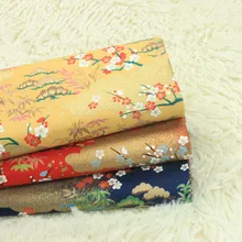 Полуфабричная Импортная мягкая ткань с принтом ветерка, ручная работа «сделай сам» Лоскутная работа, сумка из чистого хлопка, поплин, ткань A788