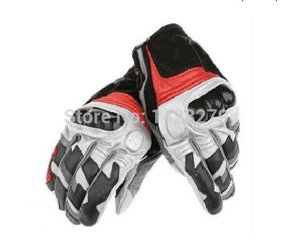 

Free Shipping Dain Motorcycle Motrocross Summer Short Carbon Fiber Riding Gloves Black Red White