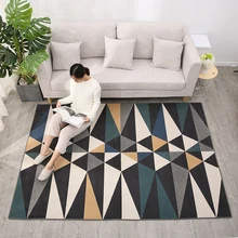 Прямоугольный ковер плед милый прикроватный столик для гостиной простой журнальный столик подкладка двери вход диван коврик