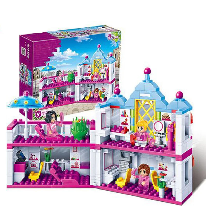 

Banbao 382pcs Beauty Salon Building Blocks House Model Compatible LegoINGly Friends 6111