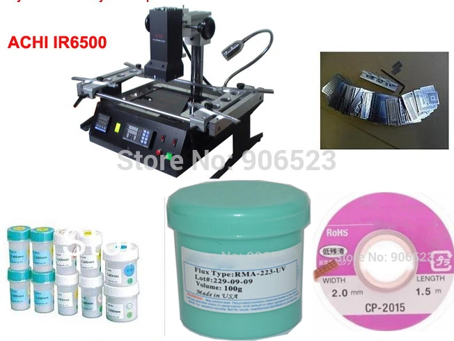 

Free shipping Original Dark IR ACHI IR6500 BGA Rework Station with free reballing accessories