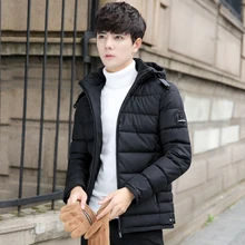 2017 new men’s parkas fashion men jacket jacket casual thick coat