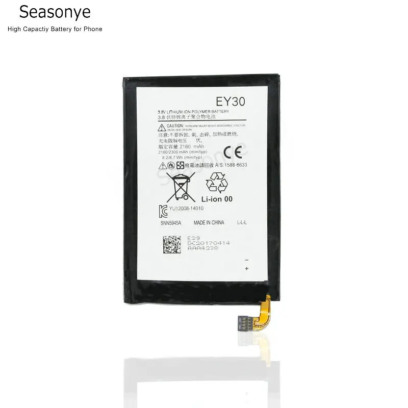 Seasonye 2300mAh / 8.7Wh EY30 3.8VDC сменный литий полимерный аккумулятор для Motorola Moto X 2nd XT1093 XT1085