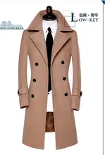 Free shipping ! Winter double-breasted wool coat mens trench coats slim fashion casual coat men overcoat big size S – 9XL
