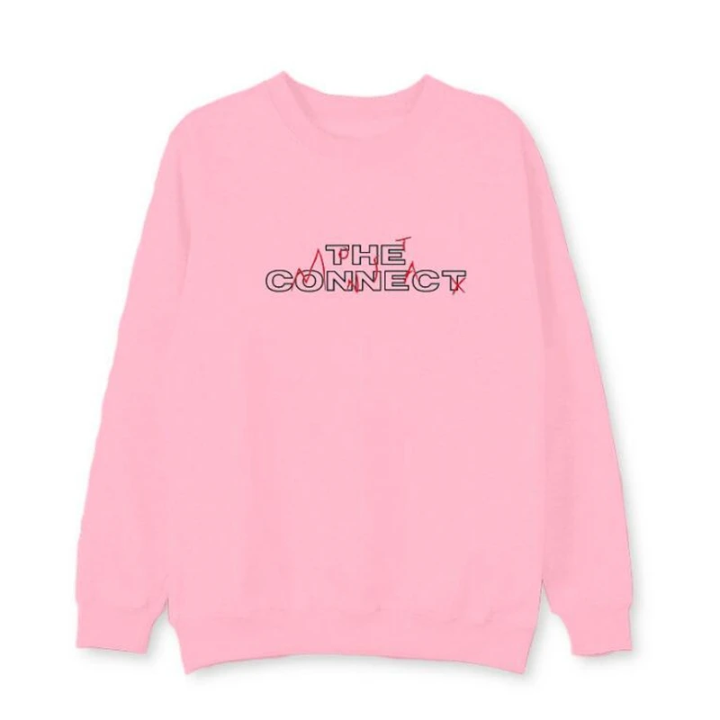 Men Tops KPOP Fashion MONSTA X Album The connect Printed Letters Hoodies Pullovers long sleeve Sweatshirts streetwear (1)