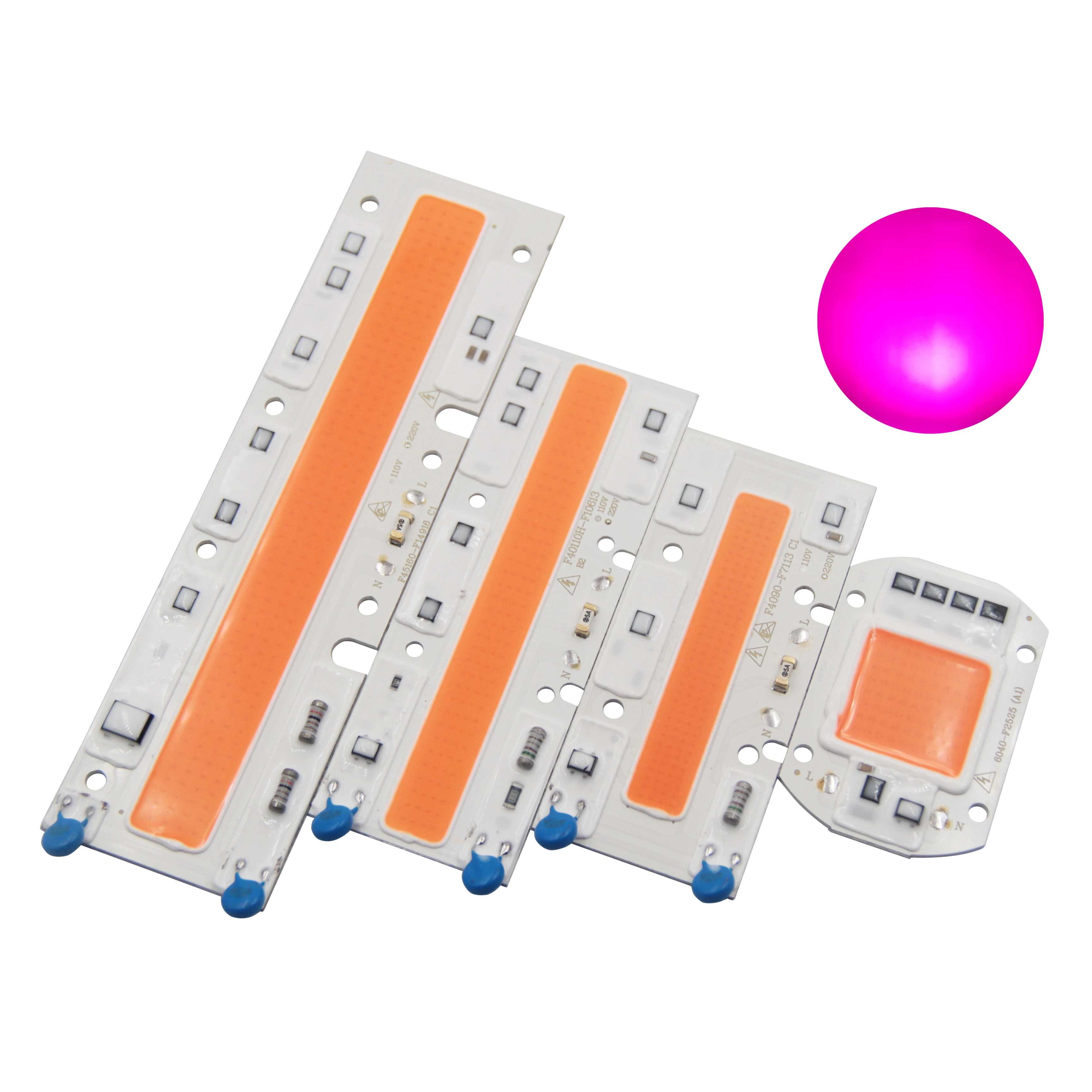 

Full spectrum 380nm-840nm AC 220V 110V led driverless grow light cob chip for Indoor Plant Seedling Hydroponice Grow and Flower