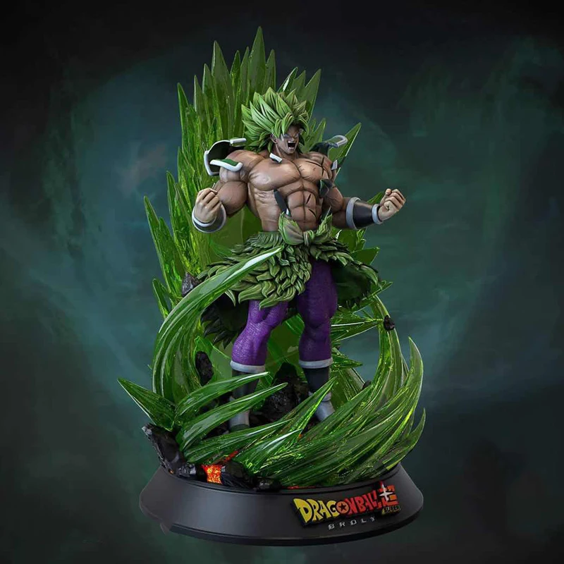 Dragon Ball Super Banpresto Broly Broli Gogeta Goku 45 см статуя из смолы фигурка сцена Модель Коллекция игрушек