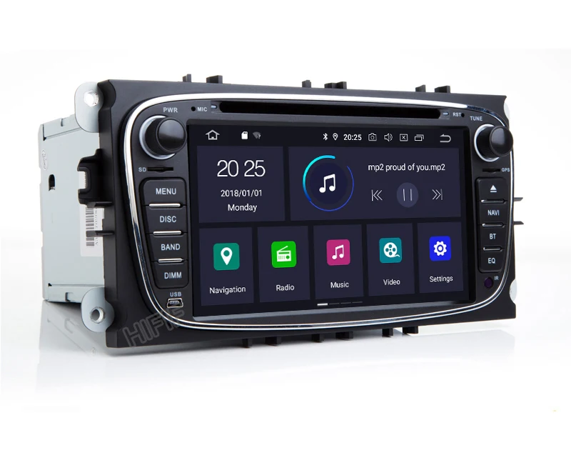 Clearance DSP IPS Android 9.0 2 din CAR DVD For FORD focus Mondeo S-MAX C-MAX Galaxy kuga multimedia player GPS radio stereo auto audi 15