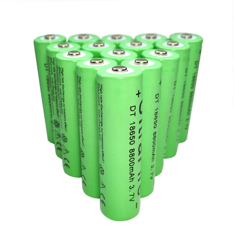 Qualidade pçs/lote 8800mah 18650 bateria recarregável 3.7v li ion bateria-1-20 pcs bateria de íon de lítio conexão da série