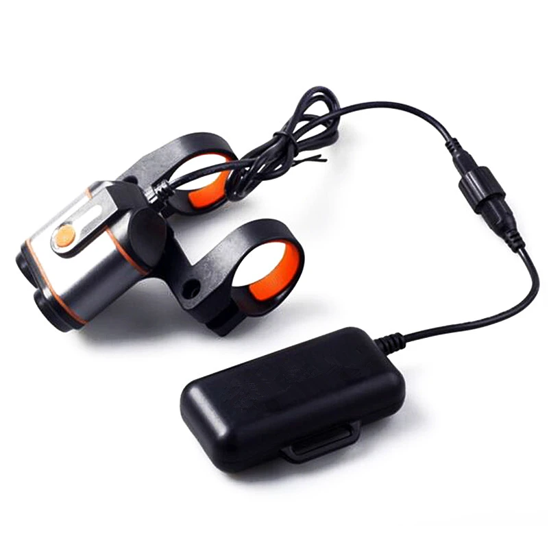  WEST BIKING Waterproof Bicycle Light CREE 2 LED Bike Headlight Lamp Flashlight With Rechargable Bat - 32801359874