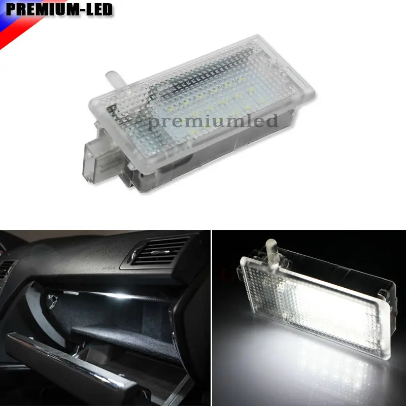 (1) Reemplazo OEM xenón blanco libre de Error LED guantera conjunto de