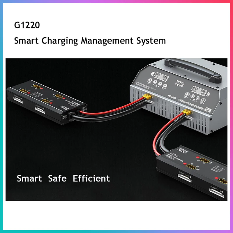 SKYRC G1220 Charging Hub Charging Management System Paired PC 1260/PC2100 Charger for UAV/Agricultural Drone Batteries SKYRC G1220 Charging Hub Charging Management System Paired PC 1260/PC2100 Charger for UAV/Agricultural Drone Batteries