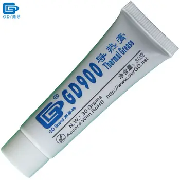 GD Brand Thermal Conductive Grease Paste Silicone Plaster GD900 Heatsink Compound High Performance Gray Net Weight 30 Grams ST30