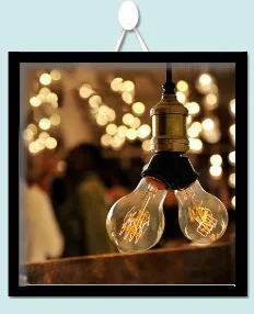 Perfect American Village industrial loft style retro iron crystal  Birdcage pendant lamp D35*H60CM 17