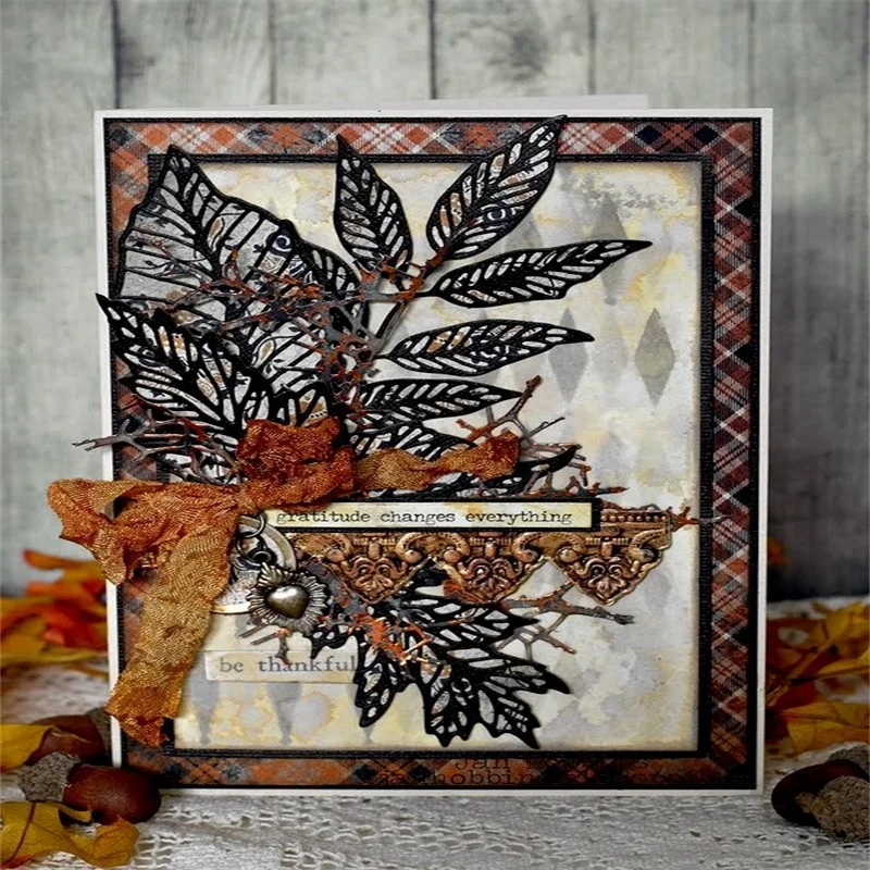 

Series Tree Leaves Metal Cutting Dies New 2018 for DIY Scrapbooking Embossing Paper Cards Making Decorative Crafts Supplies Die