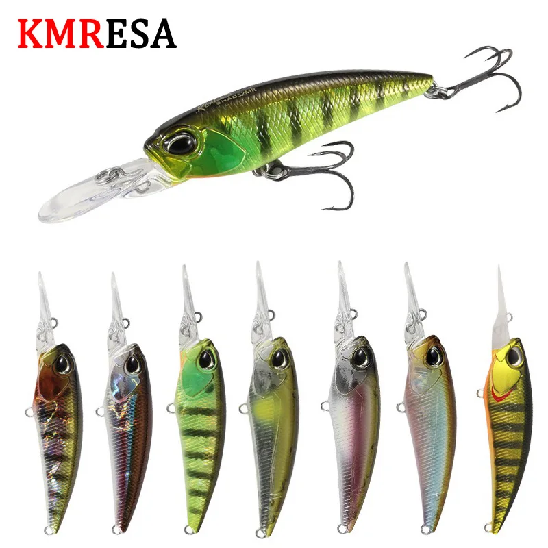 

1pcs Fishing Lure 6cm/6g Hard Bait Minnow Crankbait Wobbler Peche Bass Artificial Bait Pike Carp Bait Swimbait