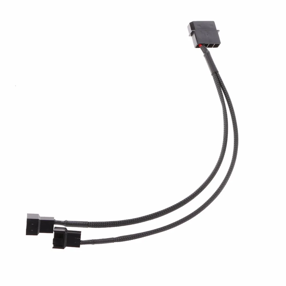 4 контактный молекс штекерным 2x 3 контактный/4 PWM мужской рукавами вентилятор