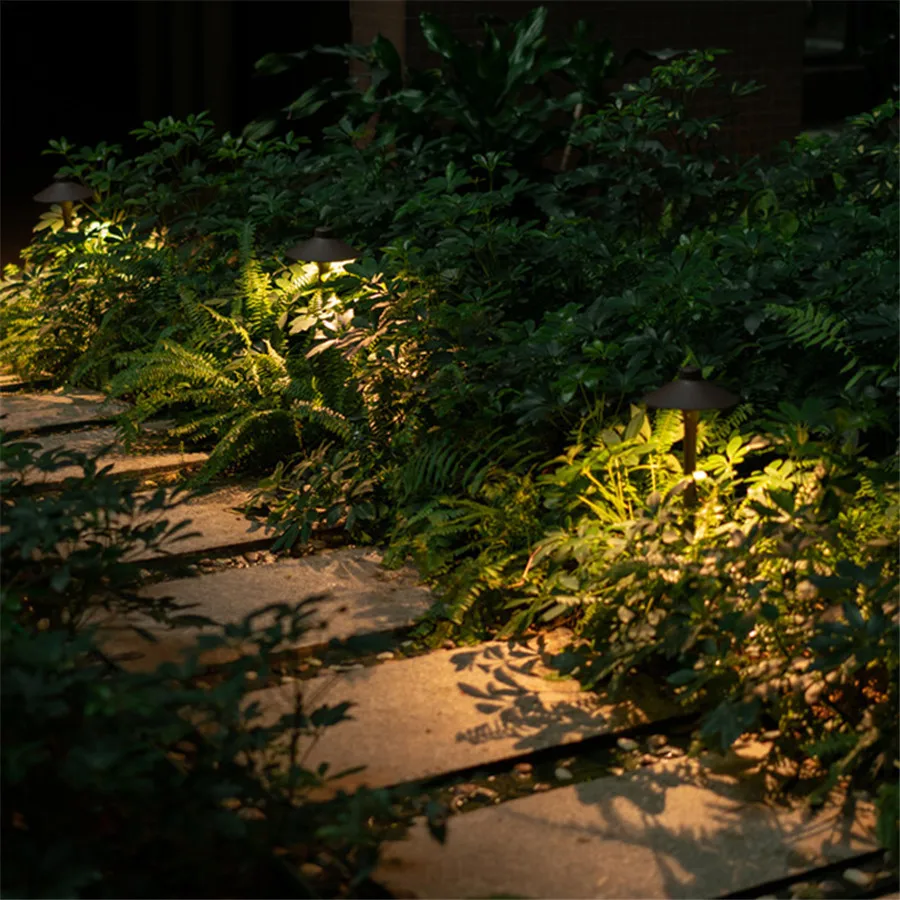 Pilar de Luz do Gramado do Jardim ao ar Caminho de Alumínio Cogumelo Thrisdar Livre Bollard Pátio Villa Gramado Caminho Lawn Light Luz 15 Luminárias gramado