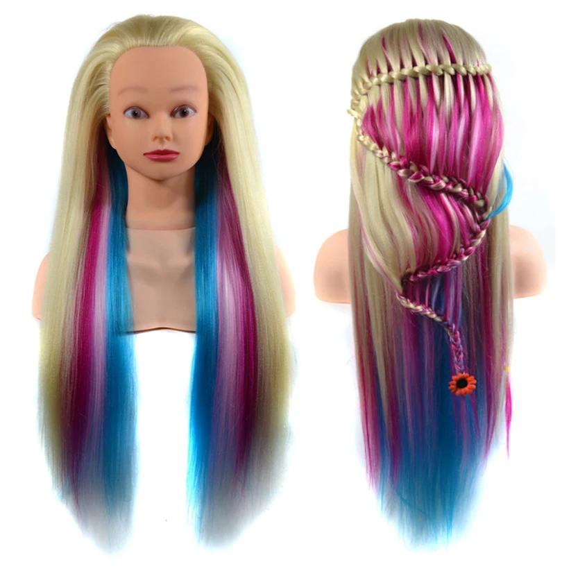rainbow hair mannequin