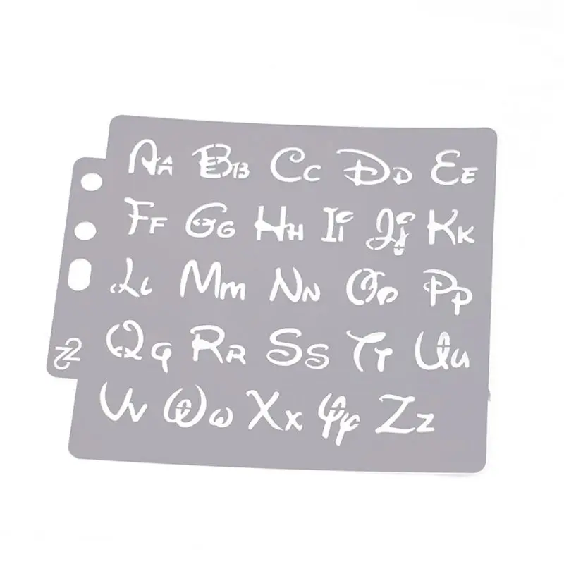 

Alphabet Letter Stencils Template Painting Scrapbooking Embossing Stamping Album Card DIY