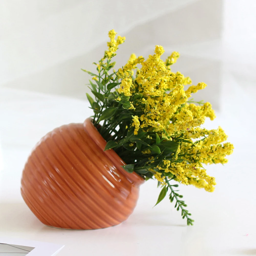 Romantic Provence decoration lavender flower Plastic artificial flowers grain decorative Simulation of aquatic plants With Pot