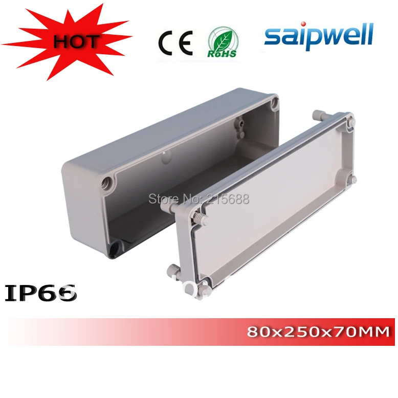 2013 Most Popular IP66 abs waterproof switch box 80*250*70mm