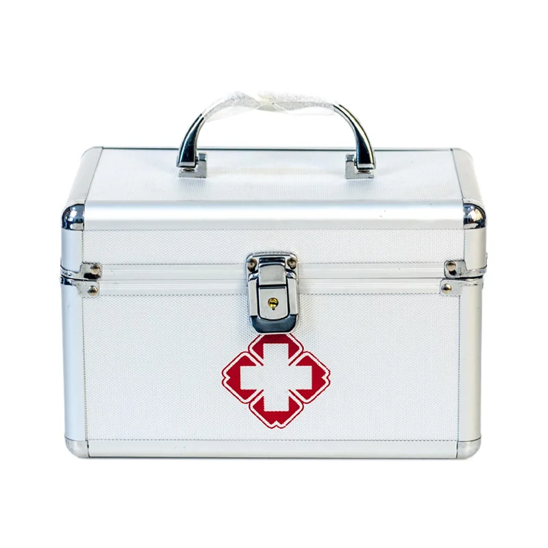 Аптечка первой помощи Запираемая аптечка первой помощи замок безопасности коробка для хранения лекарств с портативной ручкой для