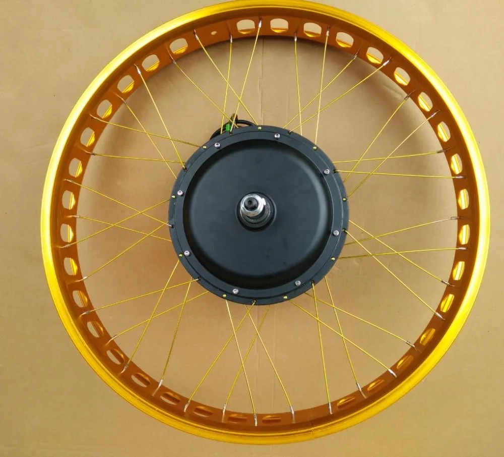 Discount Kalosse Electric Snow/fat bike wheels 48V 1000W MTB motors 190mm beach bicycle Electric wheels 26*4.0inch tires 12 Discount Kalosse Electric Snow/fat bike wheels 48V 1000W MTB motors 190mm beach bicycle Electric wheels 26*4.0inch tires 12