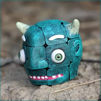 

Zcube 3X3X3 Magic Bullhead Black Rothsam Devil Cube Carni Chaak Creative Toy