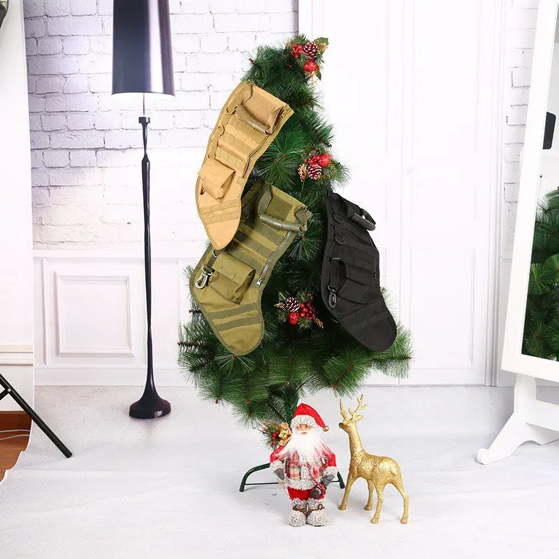 

Hanging Tactical Molle Christmas Stocking Bag Dump Drop Pouch Utility Storage Bag Military Combat Hunting Magazine Pouches