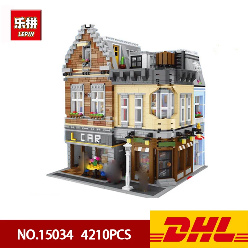 

DHL Shipping Lepin 15034 MOC Series The New Building City Street View 4210Pcs Block Assembling Toys Compatible Bricks